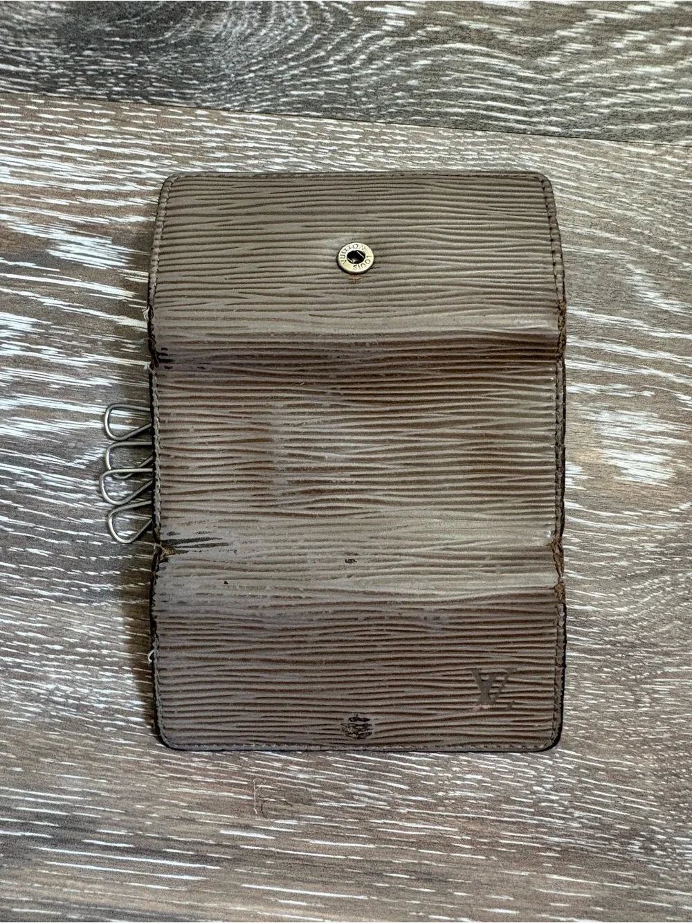 Louis Vuitton Brown Epi Leather Key & Card Holder